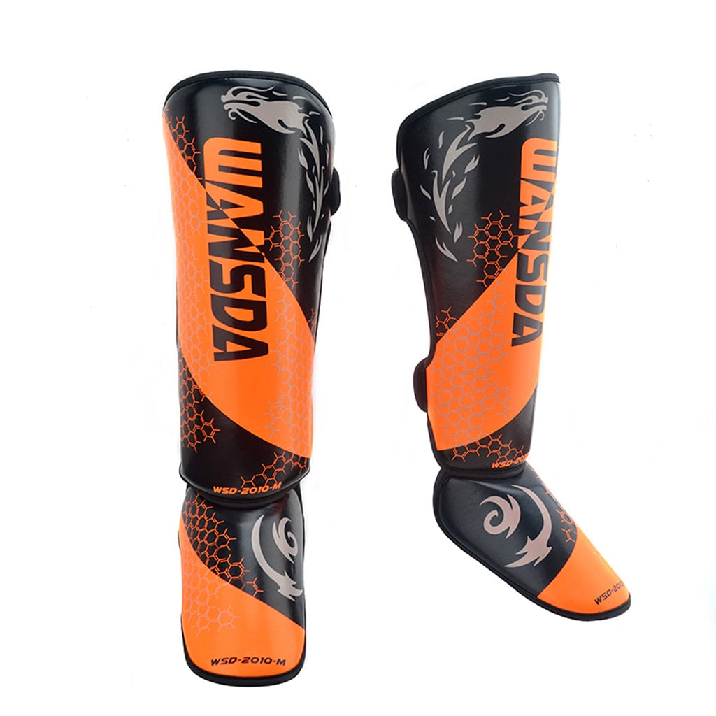 WorthWhile 1 Pair MMA Boxing Shin Guards Ankle