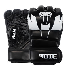 SOTF white MMA Venomous Snake Multicolor Boxing Gloves