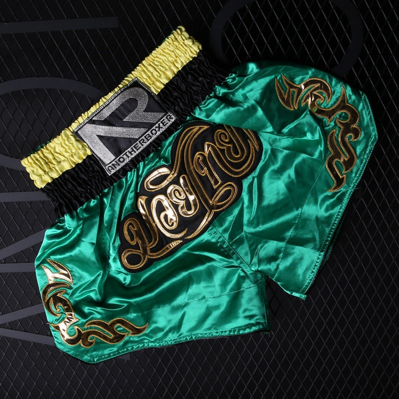 Satin Muay Thai Kick Boxing Shorts