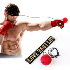 Boxing Speed Ball Head-mounted PU Punch Ball