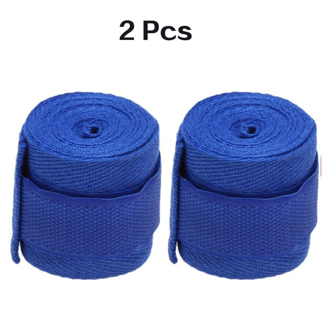 2 Rolls 2.5/3M Cotton Boxing Bandage Sports Strap