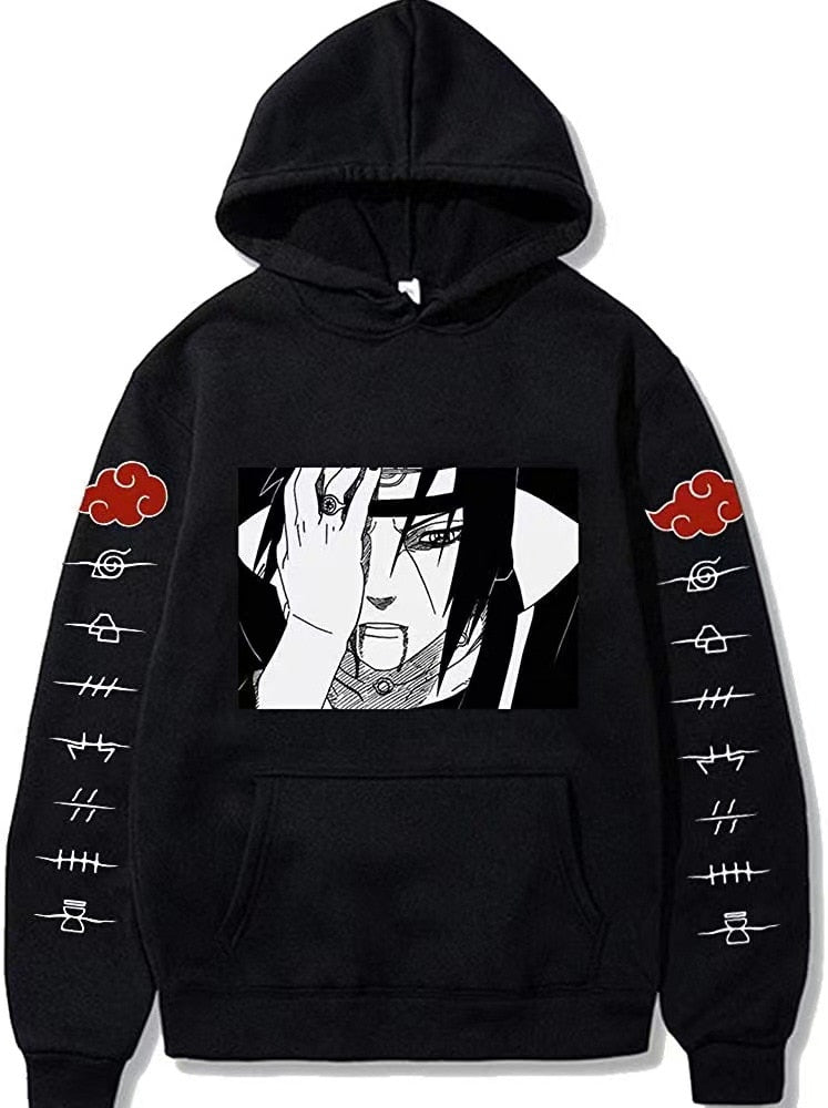 Hoodies Akatsuki Red Cloud 3D Print Pullover