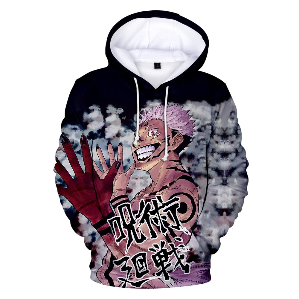 Kawaii Jujutsu Kaisen Hoodie Anime Kawaii