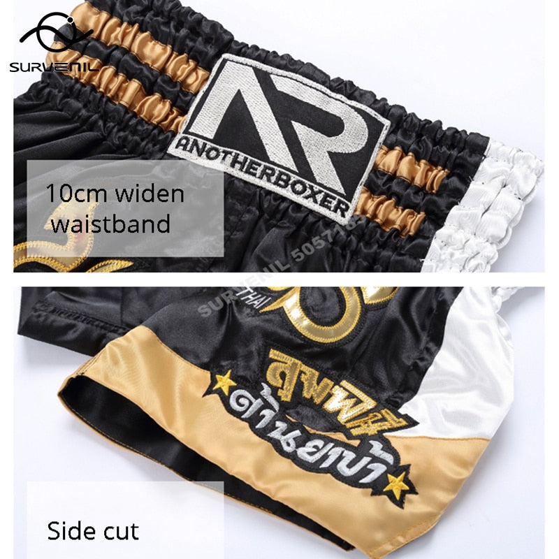 Satin Muay Thai Kick Boxing Shorts