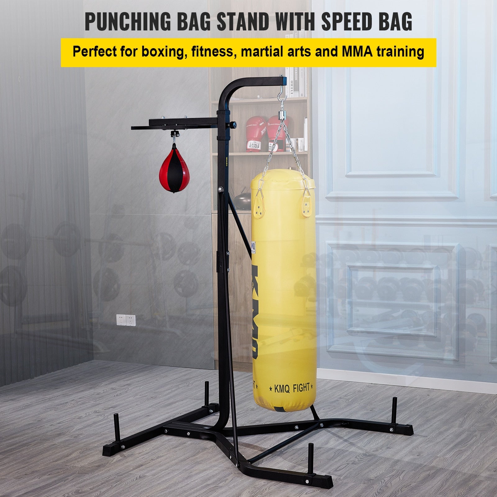 Stand Unisex Boxing Punching Bag Set