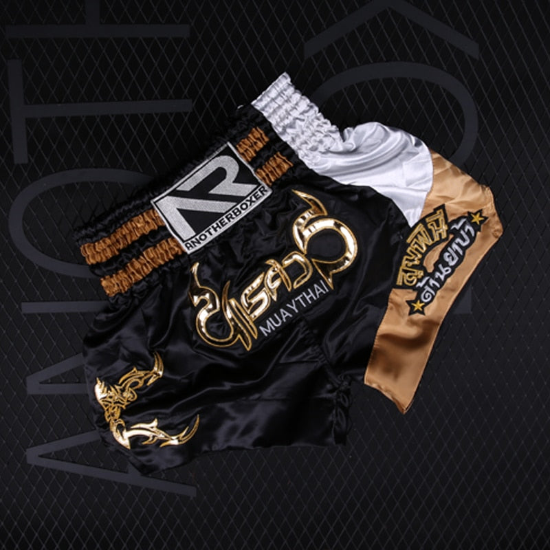 Satin Muay Thai Kick Boxing Shorts