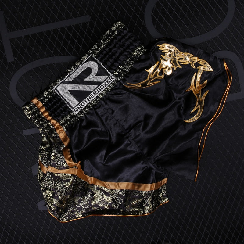 Satin Muay Thai Kick Boxing Shorts