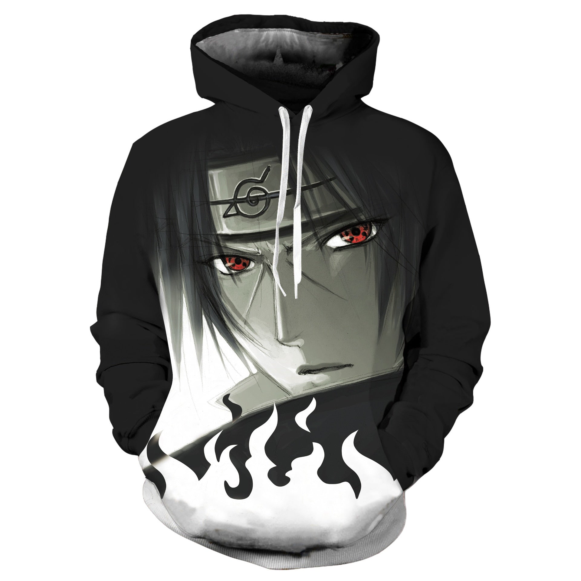 Hoodies Akatsuki Red Cloud 3D Print Pullover